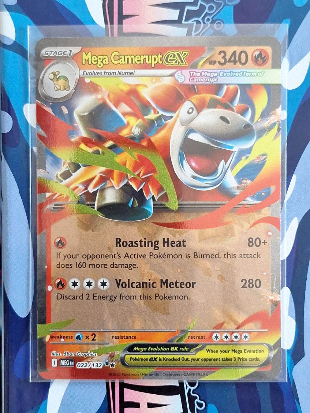 Pokémon Sammelbilder & Trading cards: Mega Camerupt ex - Mega Evolution - #4 – Gebraucht aus Altstätten SG von GGsGameshop