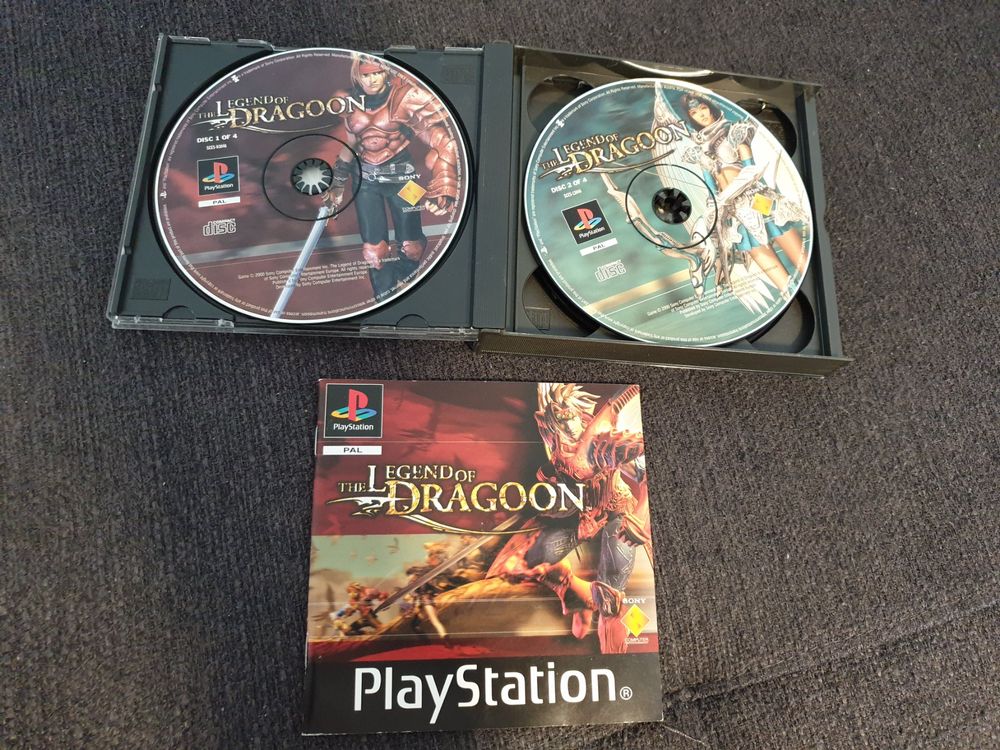 The Legend Of Dragoon Sur PlayStation 1 (PS1) - Jeu PAL - État Correct