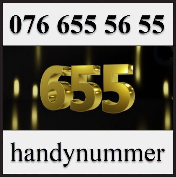 Carte prepagate: Handynummer, Telefonnummer, Natelnummer, 076 655 56 55 – Nuovo (secondo la descrizione) da Winterthur venduto da handynummerch
