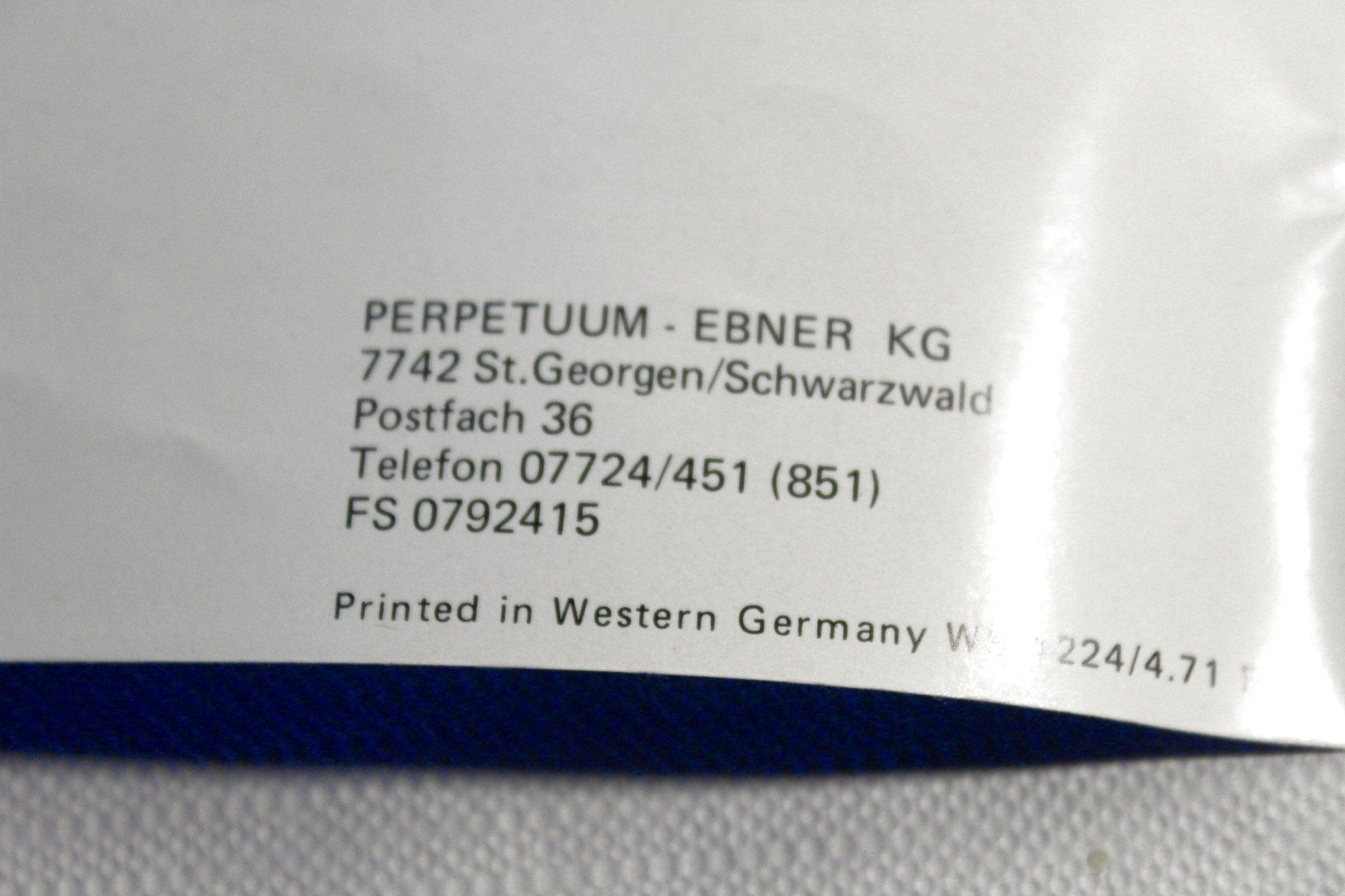 Philips Tourne-disques: Original Katalog: PERPETUUM EBNER Komplettes Programm, 1971 – D'occasion à Bern par Vitaneuf 7