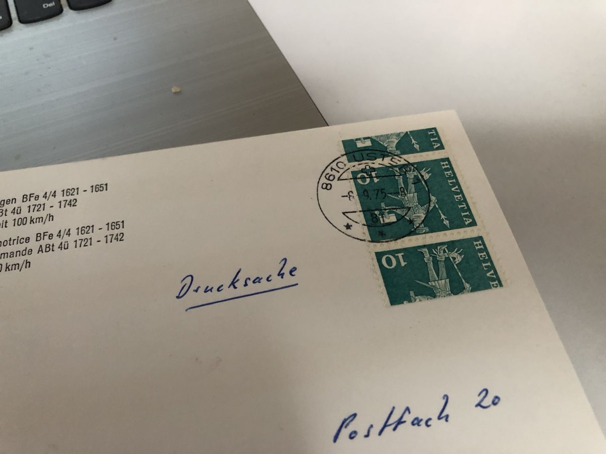 Cartoline postali: 2 tolle Ansichtskarten BFe 4/4 und Ae 6/6 – Usato da Lufingen venduto da Rac0 2
