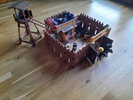 Playmobil Fort Glory Western 3806 gebraucht, viel Zubehör
