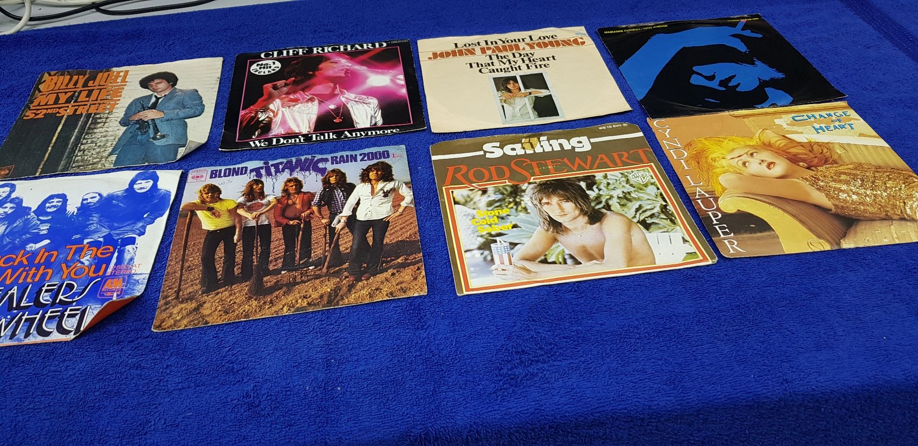 Dischi in vinile: Schallplatten Single Sammlung: Billy Joel, Rod Stewart etc – Usato da Oberwil b. Zug venduto da Gto469