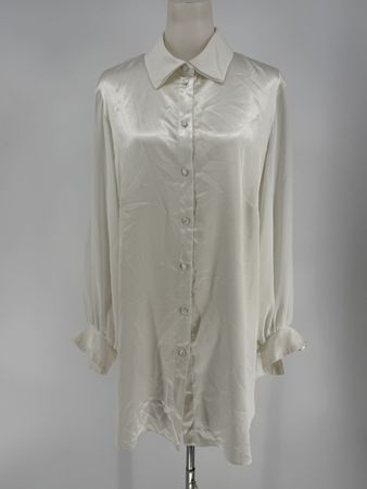 Satin Bluse Gr. 48
