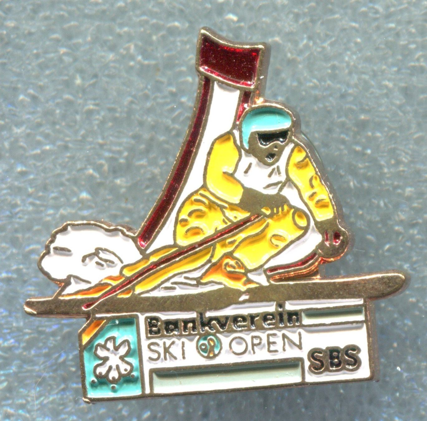 Plaketten & Abzeichen: Bankverein  SKI OPEN – Gebraucht aus Winterthur von Sammleroase