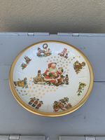 Weihnachtsteller mit Santa Claus Motiv 26cm gebraucht