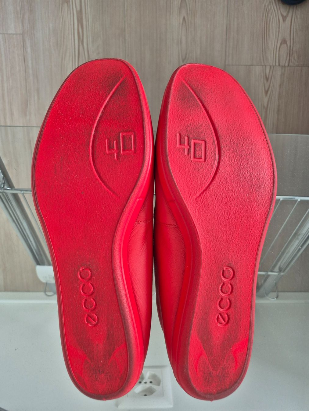 Chaussures femmes: Ballerinas rot Leder ECCO Gr.40 – D'occasion à Schaffhausen par Catboot01 4