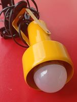 Wunschtöne seltene Vintage Klemmlampe Gelb Kabel ersetzn.
