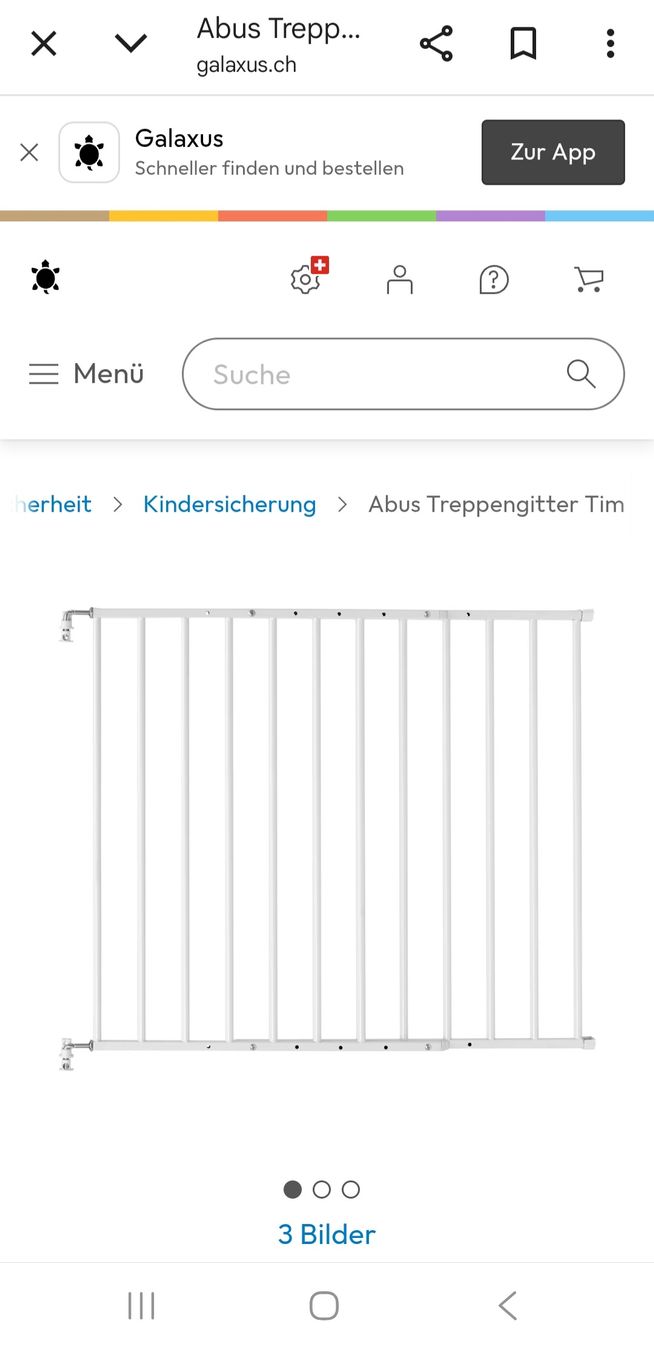 Sécurité: Abus Treppengitter "Tim" neu! Absperrgitter – Neuf avec emballage d'origine à Wangen ZH par Macle 1