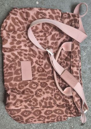 Umhängetasche pink Leo Print gesteppt guter Zustand