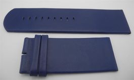 30 mm Leder Uhrenarmband blau, Nr. 70a