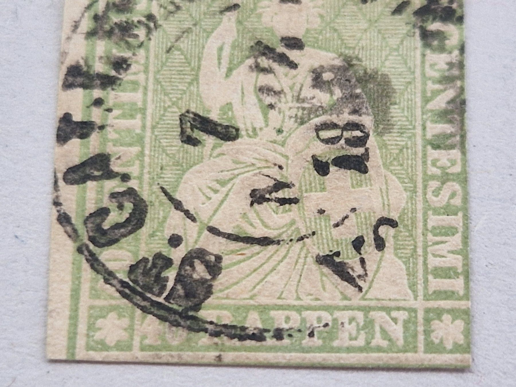 Alle Briefmarken: Strubel 26C, ab 1.- – Gebraucht aus Burgdorf von Glossy01 2