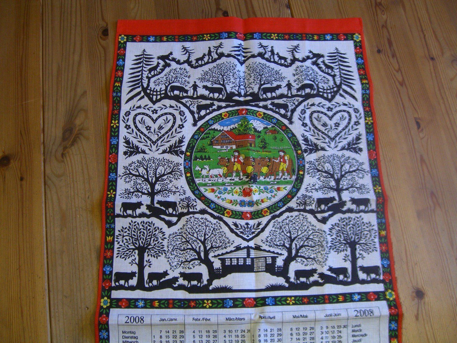 Kalender: Kalender Geschirrtuch, Handtuch von 2008 – Neu (gemäss Beschreibung) aus Winterthur von Gaia 2