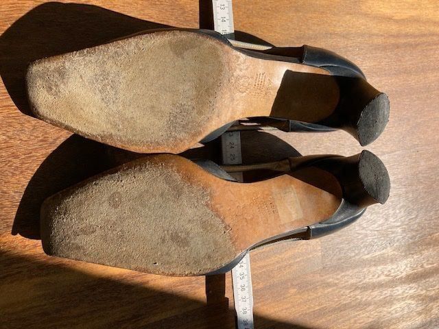 Scarpe da donna: Offener Damenschuh, 36 1/2 blau Leder – Usato da Pfäffikon ZH venduto da GZHDZV 6