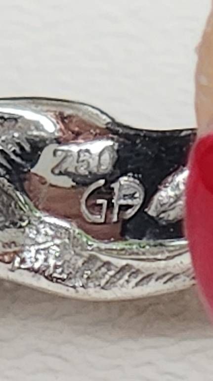 Anelli: Bague Gilbert Albert en or blanc avec billes – Usato da La Rippe venduto da ric_6hh9 4