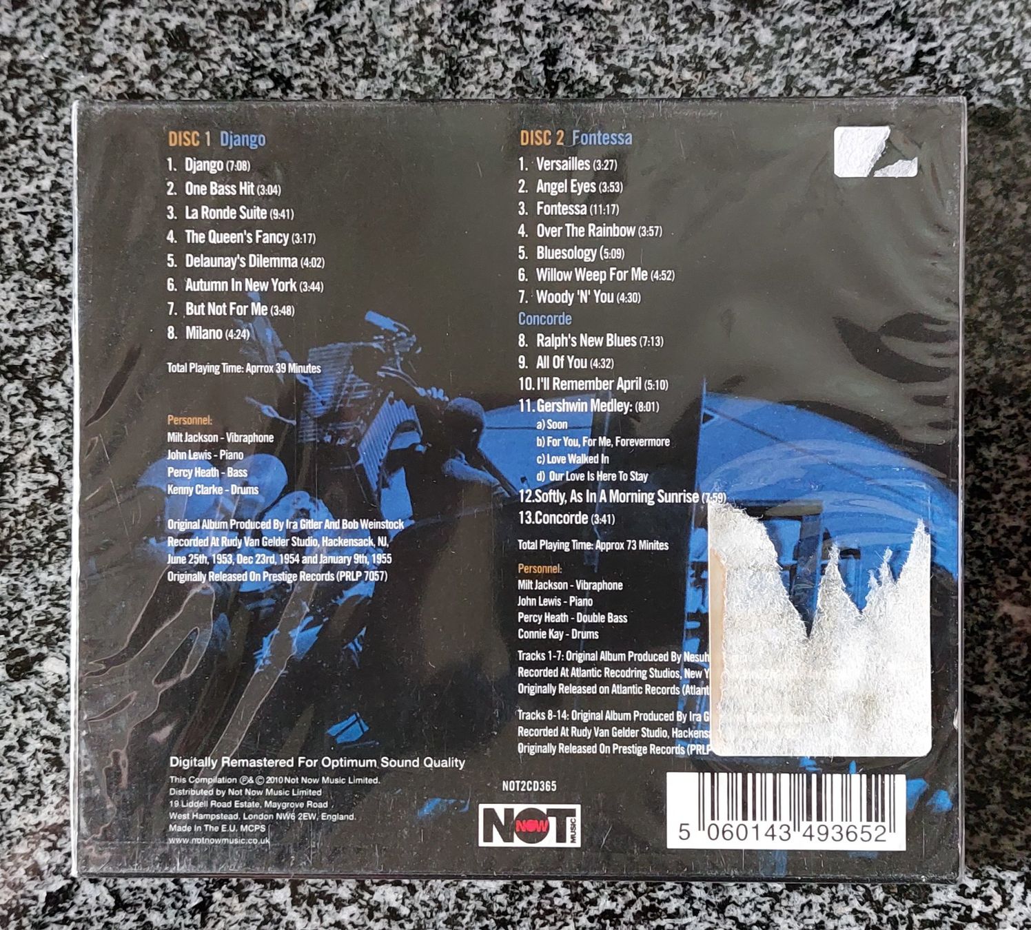 CD: DCD - The Modern Jazz Quartet "Jazzology" – Nuovo e nell'imballaggio originale da Rotkreuz venduto da CLASAX 1
