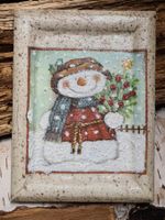 Kleines weihnachtliches Dekobild, 17.5x13 cm