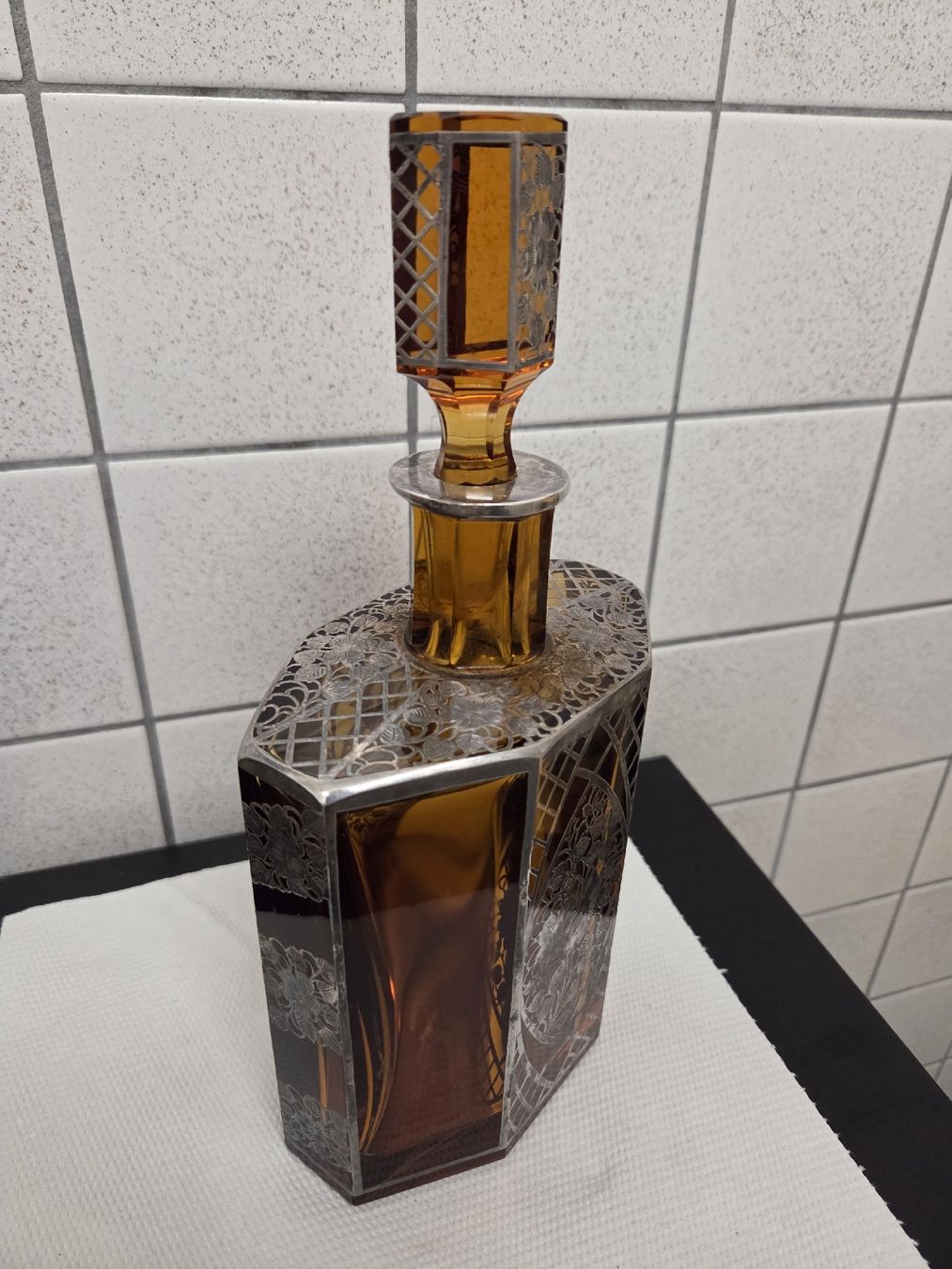 Carafes: Josephinenhütte Jugendstil Karaffe  – D'occasion à Dietikon par Allegra34 5