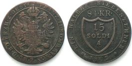 GÖRZ 15 Soldi - 8 1/2 Kreuzer 1802 A FRANZ II. Billon ss-vz
