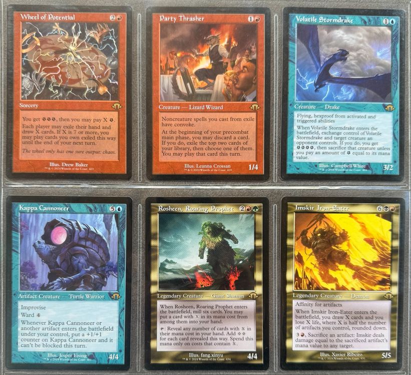 Modern Horizons 3 Retro Frame Rares 6stk. NM (Neu (gemäss Beschreibung ...