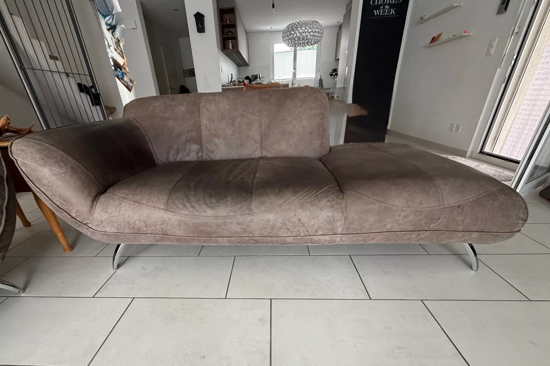 Divani: Sofa Leder braun – Usato da Strengelbach venduto da fiore6