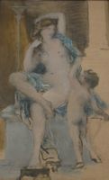 François Lafon (1846 - c.1920) - Mythologischer  Akt, 1890