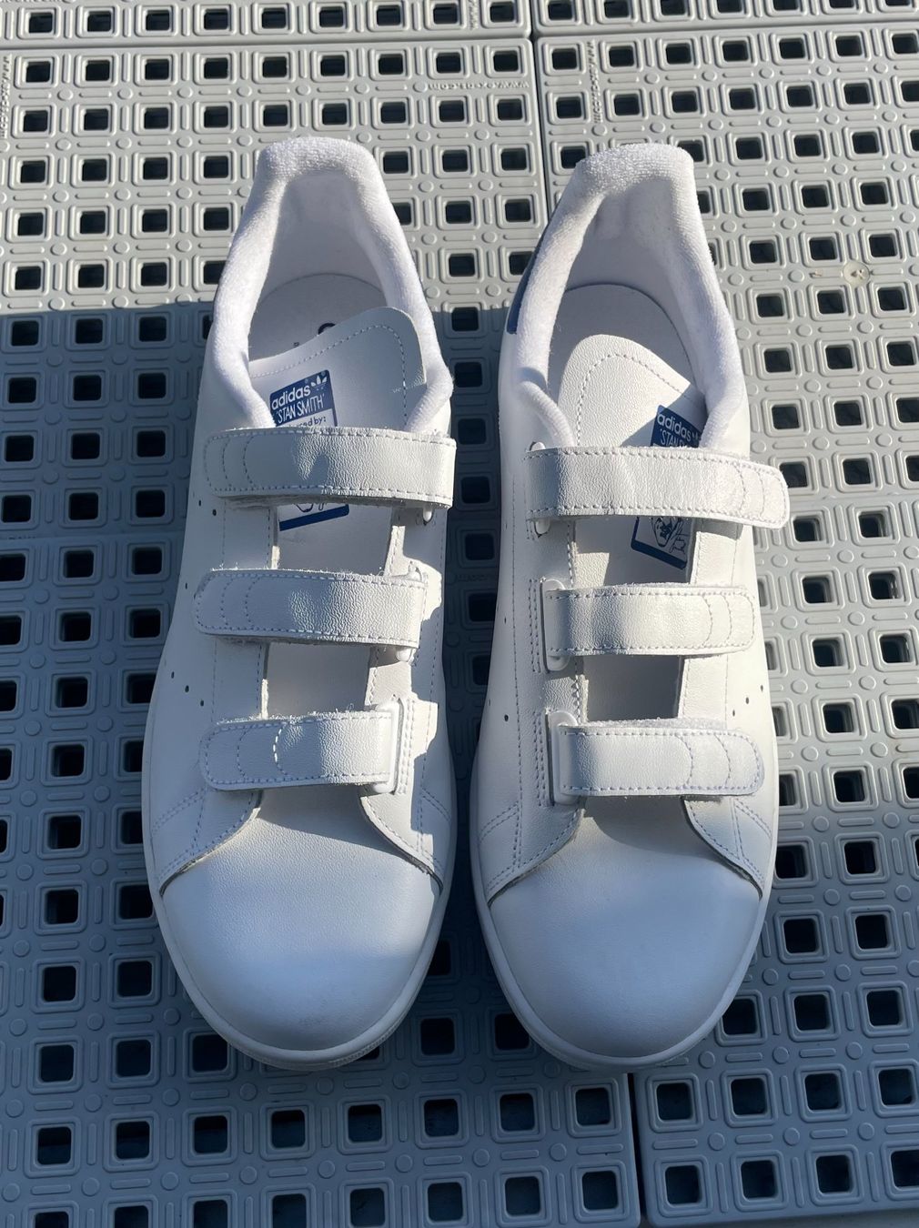 Adidas Scarpe da uomo: Adidas Stan Smith - Scratch / Velcro - Taille 43 1/3 - Blanc – Nuovo (secondo la descrizione) da Chavannes-Renens venduto da Julian271052 3