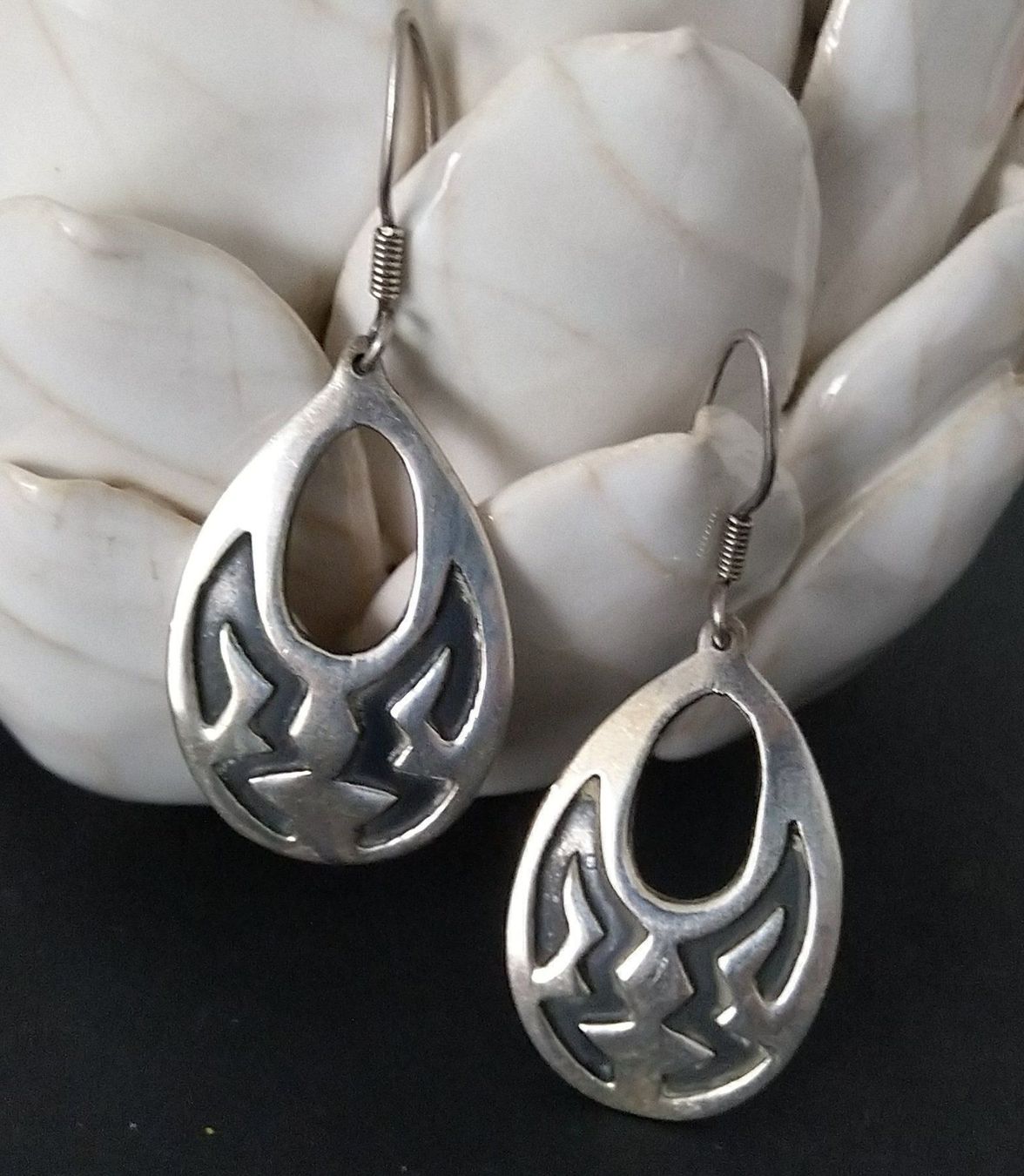 Orecchini pendenti & Orecchini a lobo: MEXIKANISCHE OHRRINGE IN 925 SILBER – Usato da Romanshorn venduto da BoutiqueA