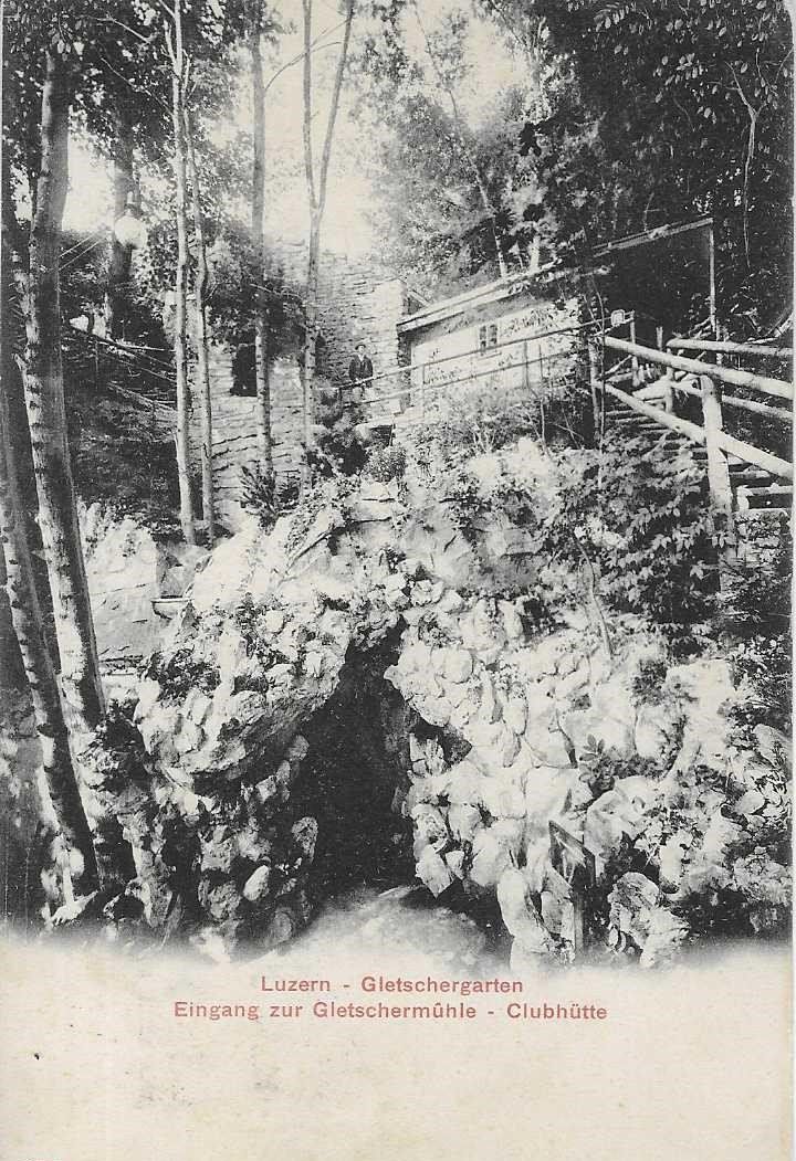 Cartoline postali: Luzern Gletschergarten 1905 – Usato da Flims - Dorf venduto da Stagediver