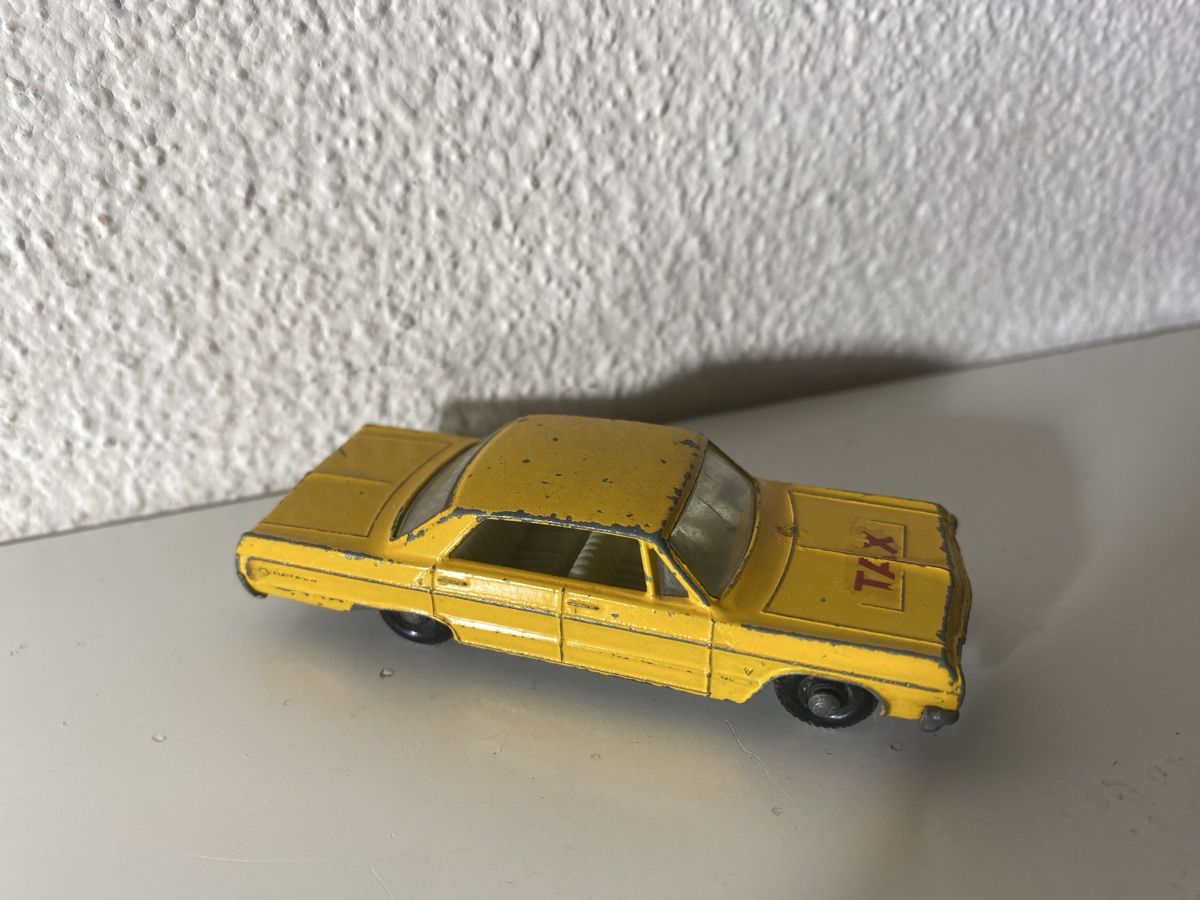 Lesney Modellini d'auto: Lesney taxi – Usato da Winterthur venduto da ben_9vxx