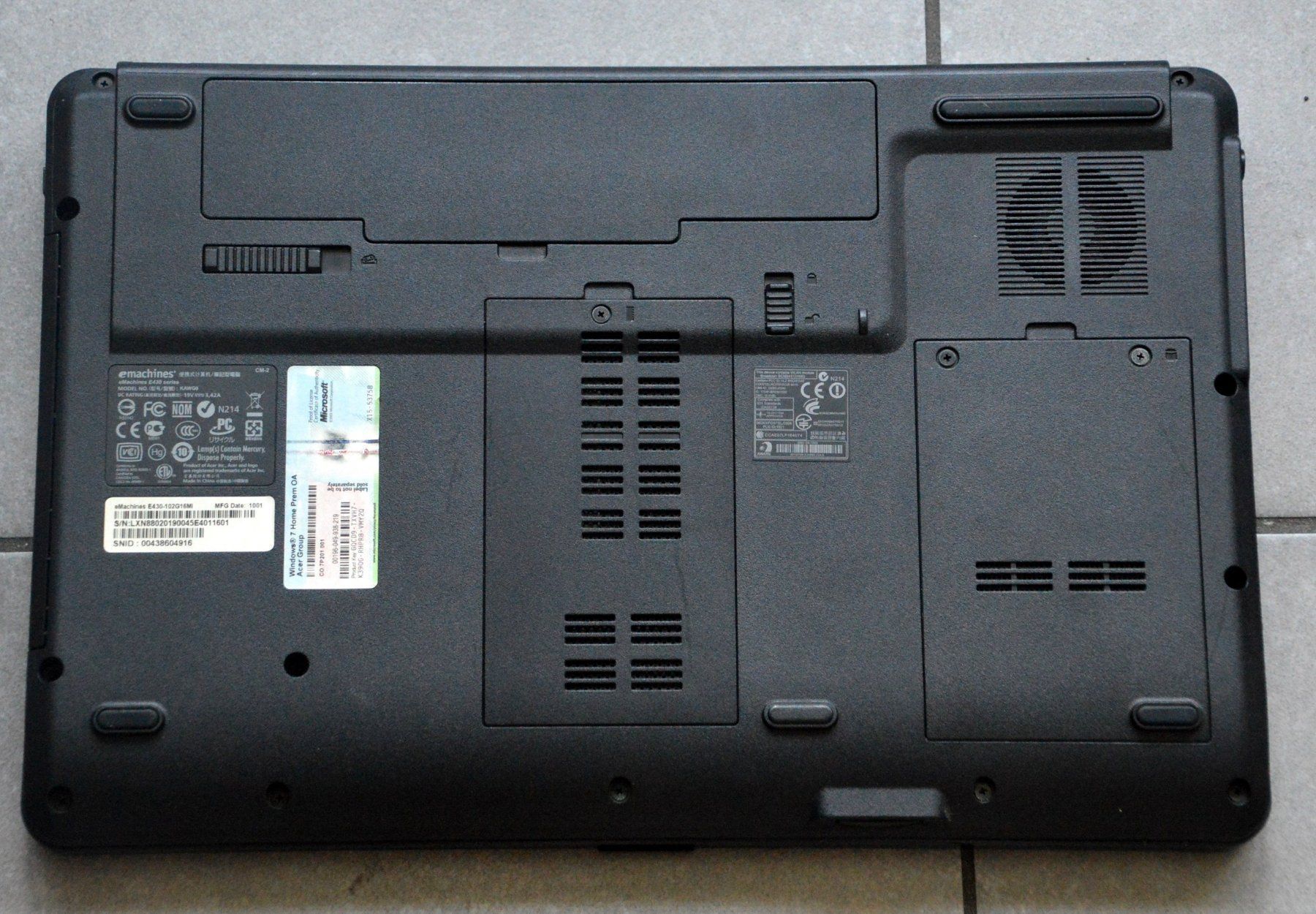 Notebooks: Laptop Emachines E430  15,8" – Gebraucht aus Collonges von arashee 5