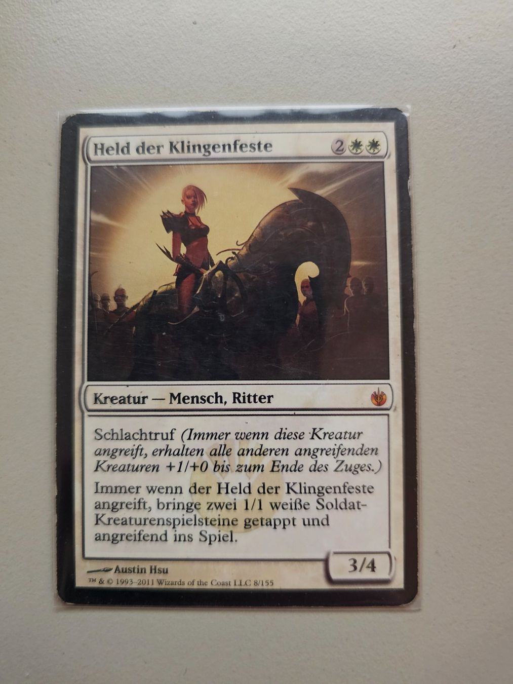 Magic The Gathering Sammelbilder & Trading cards: Magic the Gathering: Held der Klingenfeste – Gebraucht aus Läufelfingen von struuub92