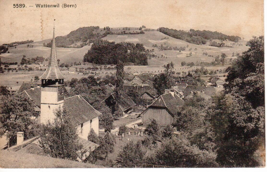 Cartes postales: Wattenwil BE 1912 – D'occasion à Wolhusen par Curver9