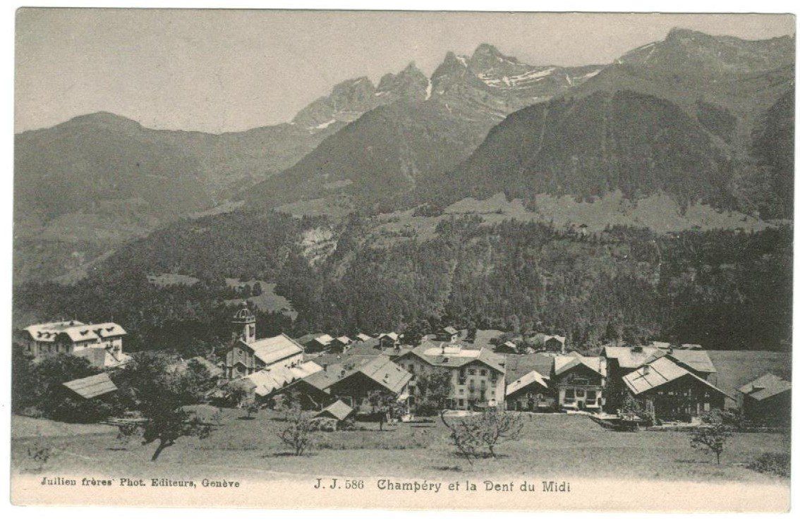 Cartoline postali: AK Champéry 1907 – Usato da Zürich venduto da Tolima194