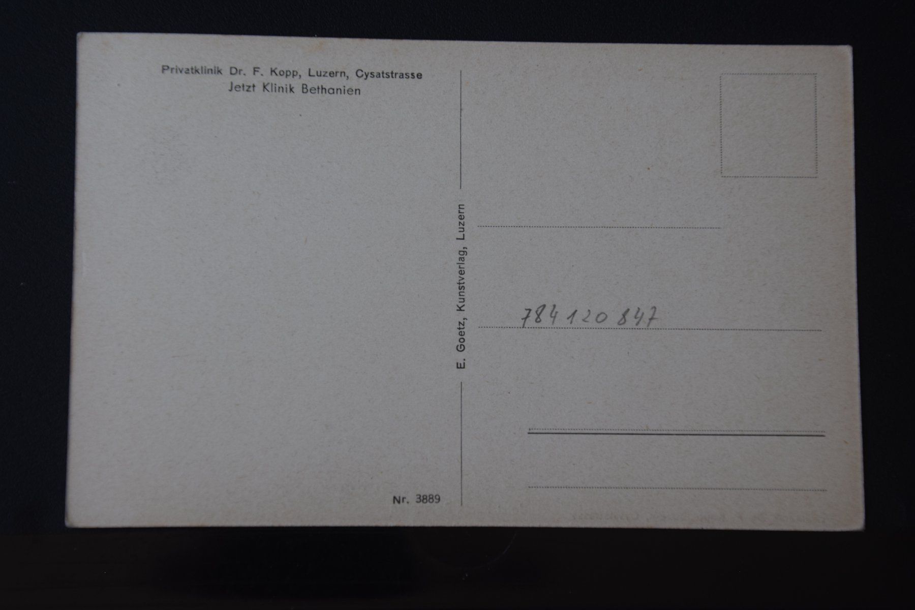 Cartoline postali: AK Luzern, Privatklinik Cysatstrasse – Usato da Luzern venduto da CH2018 1