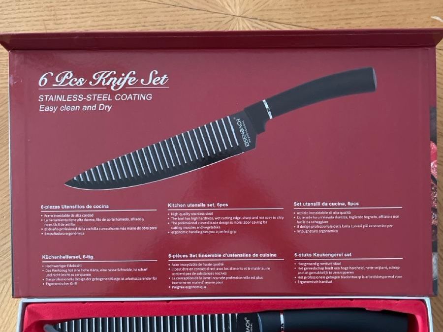 Coltelli: Eisenbach 6 Teiliges-Messerset – Nuovo e nell'imballaggio originale da Wangen b. Olten venduto da break72 4