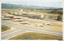 Kloten ZH // 1956 Flughafen Zürich Swissair Flugzeuge