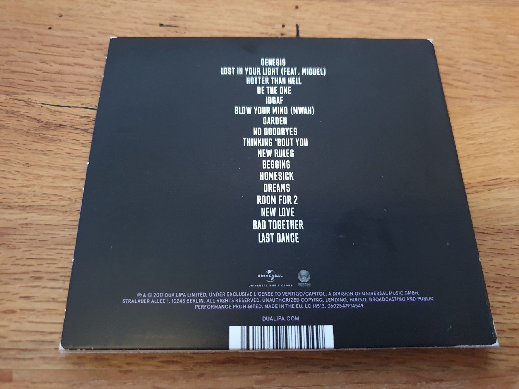 CDs: Dua Lipa - Dua Lipa - CD – Gebraucht aus Auenstein von Trilos 1