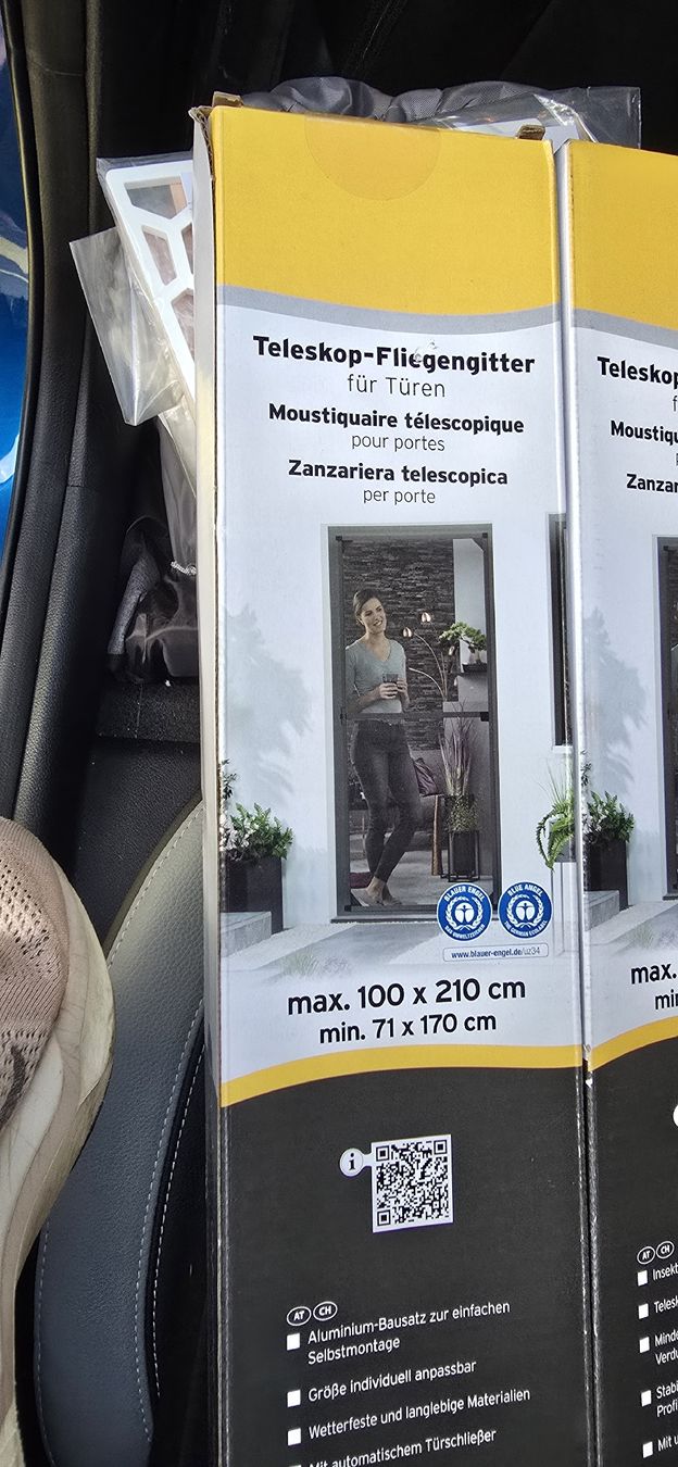 Sonstiges für Haushalt & Wohnen: Teleskop-Fliegengitter 100x210cm neu – Neu und originalverpackt aus Forch von sa_lu99