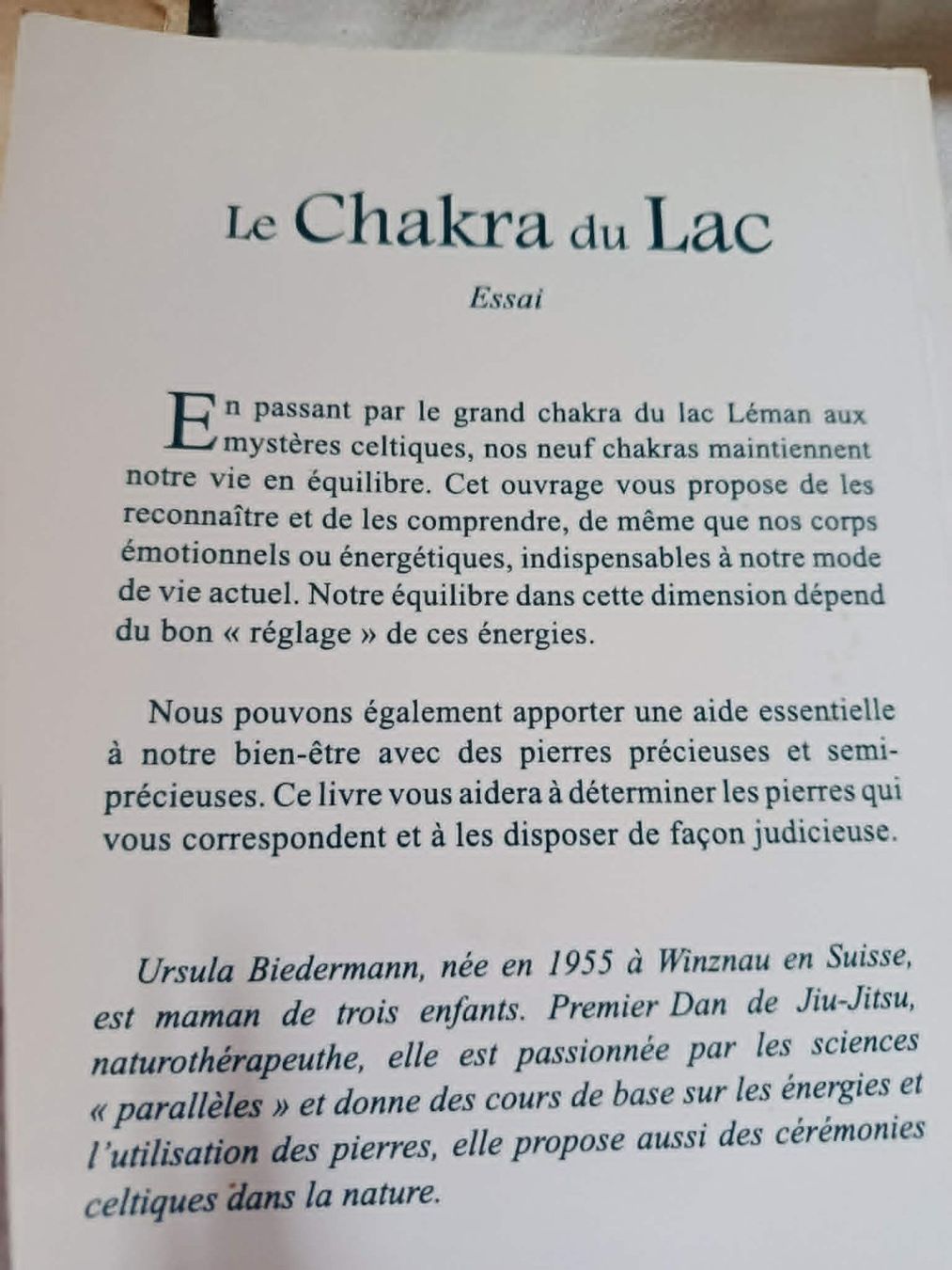 Bücher: Le Chakra du Lac - Ed. Amalthée – Neu (gemäss Beschreibung) aus Clarens von kindofmagique 1