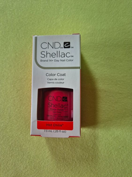 CND Shellac Hot Chilis 7.3ml - NEU & OVP 💅🏻 (Neu und originalverpackt ...