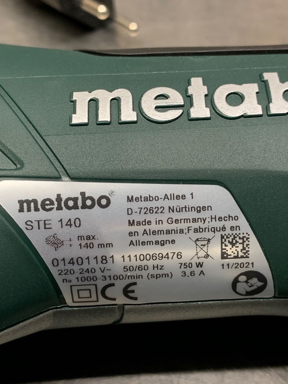 Metabo Sägen: Metabo Stichsäge STE 140 Plus – Neu und originalverpackt aus Schwende von weesli 3