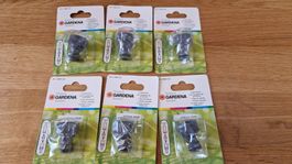 6x Gardena Hahnstück 21mm G1/2"