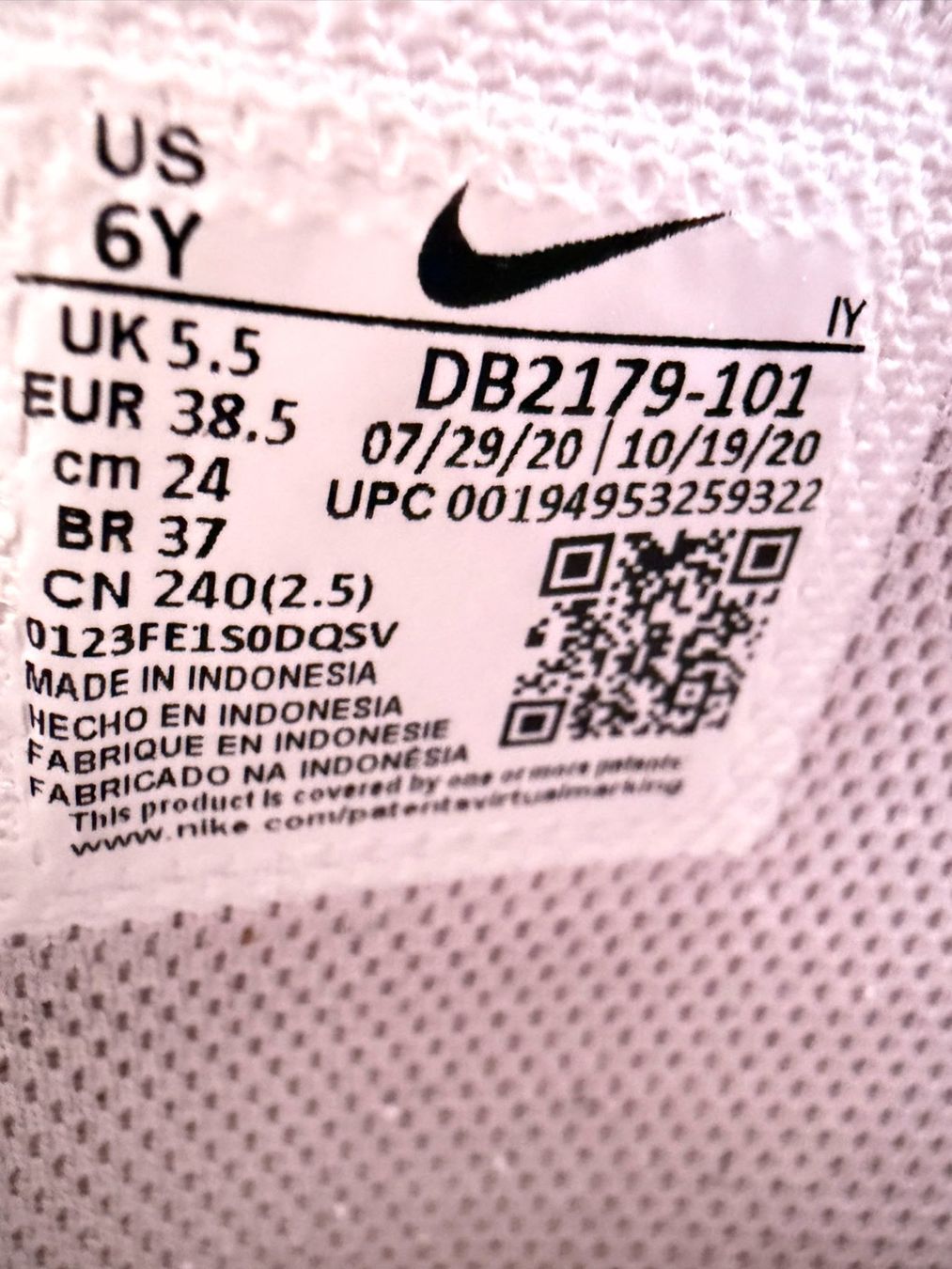 Nike Scarpe da uomo: Nike Dunk High weiss/grau, Gr. 38.5 – Usato da Neuendorf venduto da jas_j5nc 7