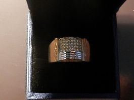 Chevaliere Homme avec diamant zirkon