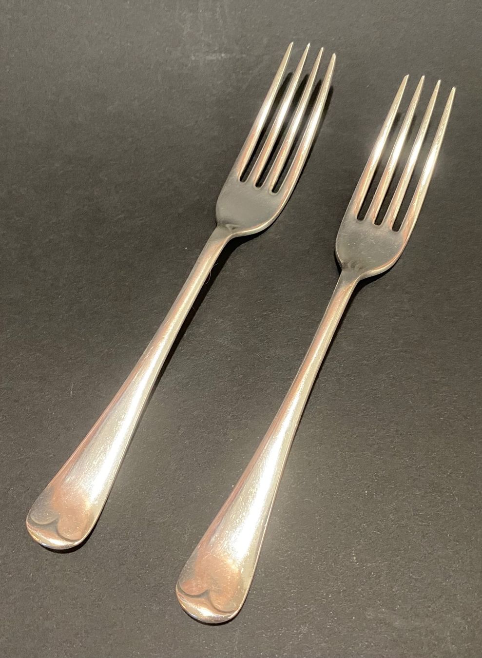 Forchette: 2 Versilberte JOHN HARRISON & SONS Gabeln Sheffield England – Usato da Root venduto da ENGLAND-TREASURES 1