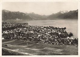 Vevey en avion au-dessus de (VD) G