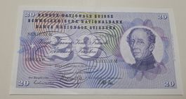 Suisse 20 Fr. 30.06.1967 Serie 53 M - Wie Neu