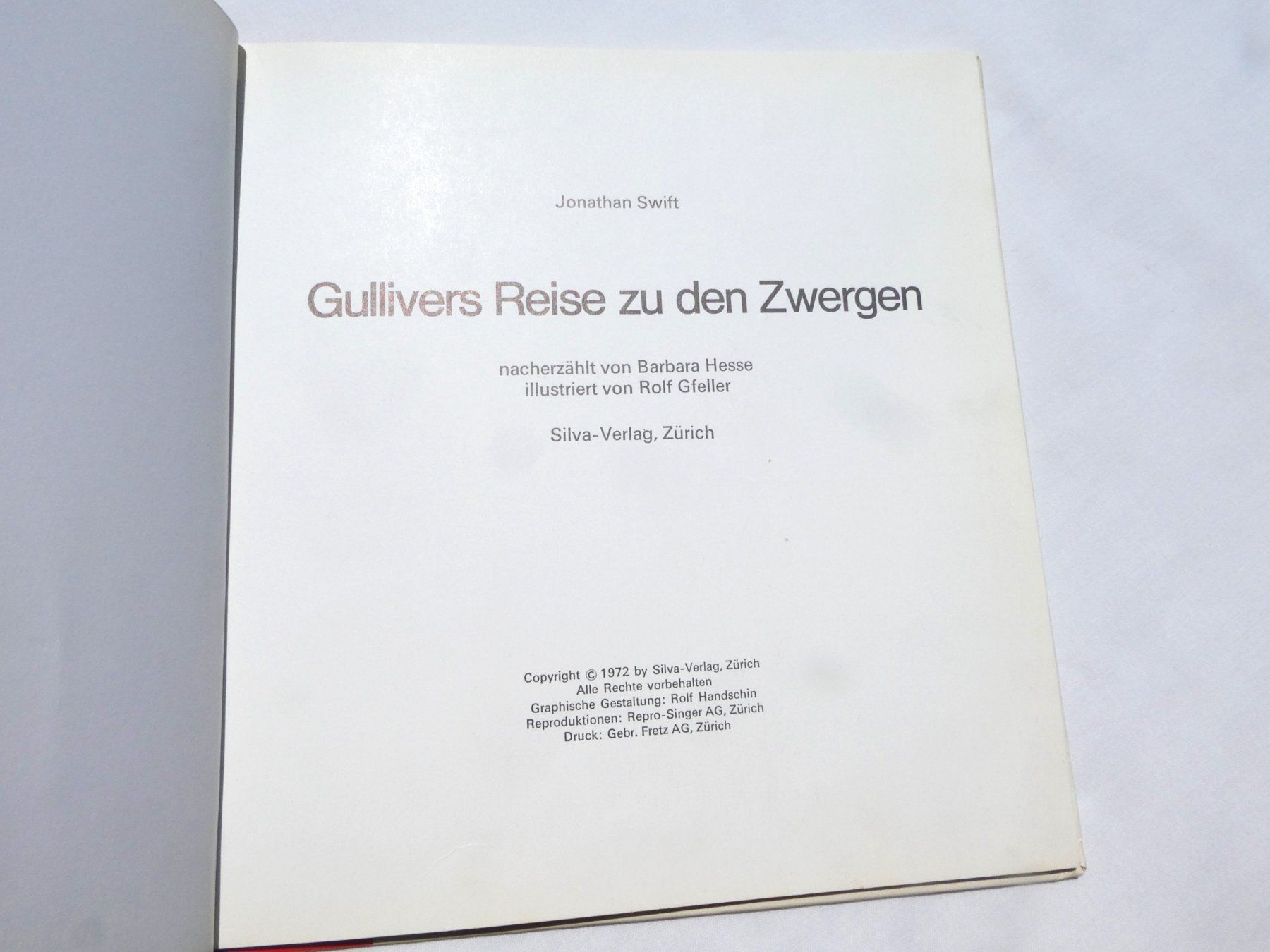 Libri: Silva-Buch: Gullivers Reise zu den Zwergen – Usato da Gattikon venduto da kaandooh 1