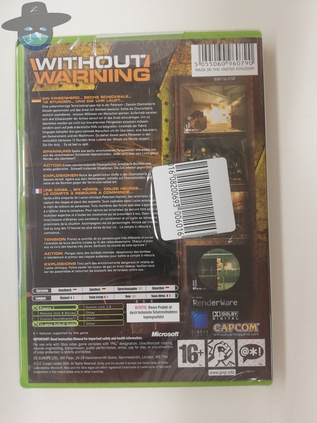 Microsoft Giochi: Without Warning / Xbox Classic / NEU - sealed – Nuovo (secondo la descrizione) da St. Gallen venduto da zorro_dc 1